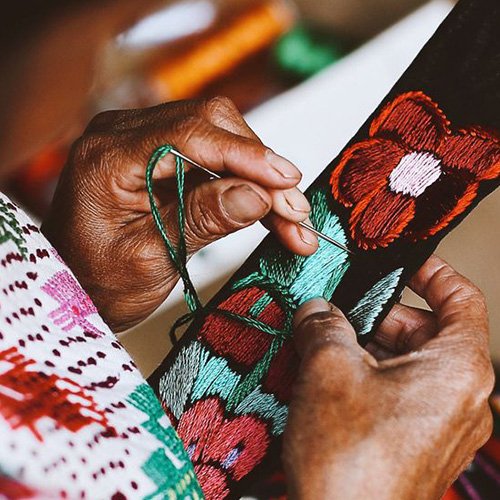 Each piece of Kantha embroidery is a labour of love, with artisans spending weeks, sometimes months, to complete a single item; Image credits: My Nawal